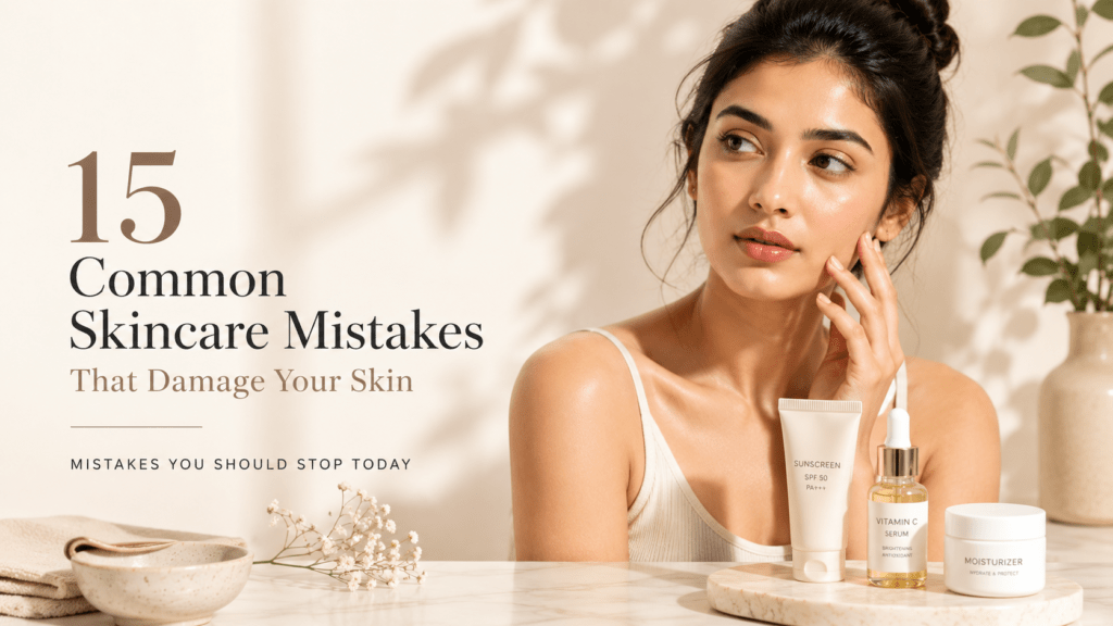 Common skincare mistakes that damage your skin and how to avoid them